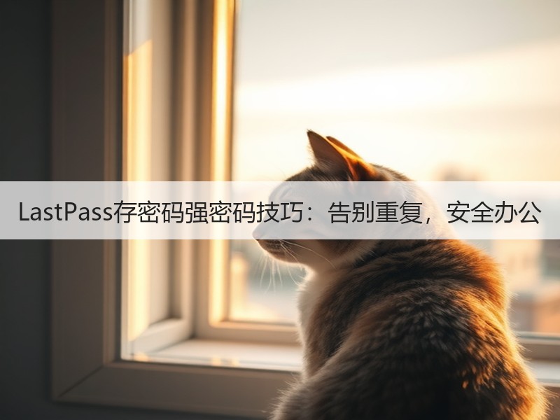 LastPass存密码强密码技巧：告别重