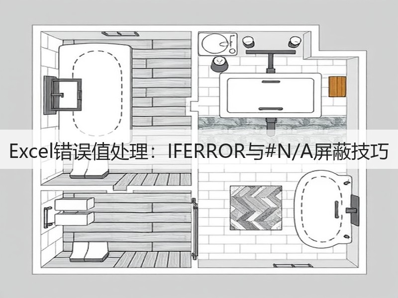 Excel错误值处理:IFERROR与#N/A屏蔽技巧(图3) Excel错误值处理:IFERROR与#N/A屏蔽技巧(图3)