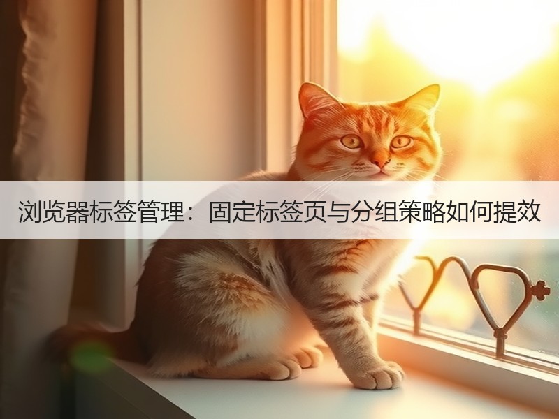 浏览器标签管理：固定标签页与分组策略如何