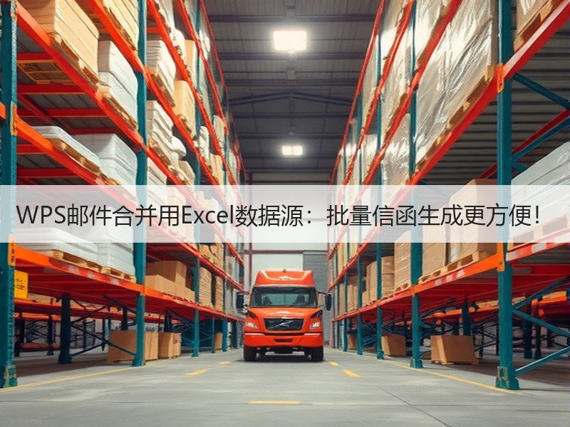 WPS邮件合并用Excel数据源：批量信