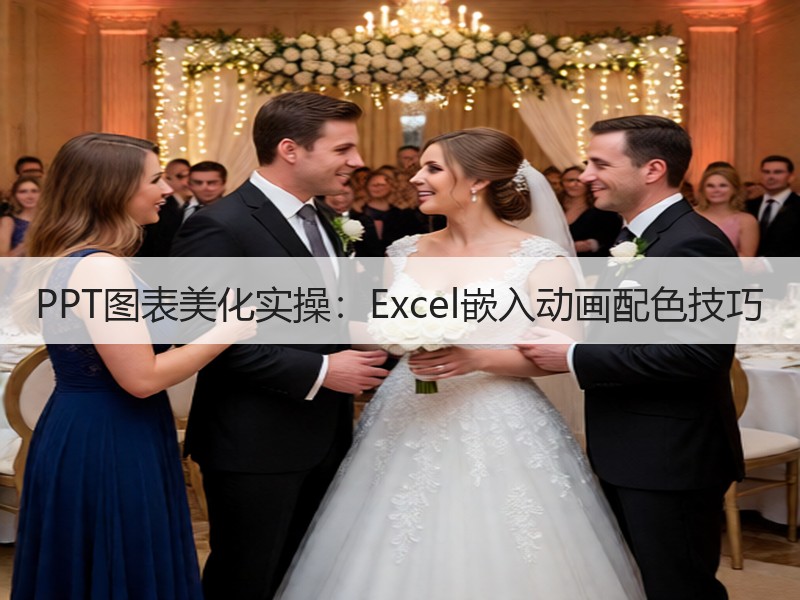 PPT图表美化实操：Excel嵌入动画配