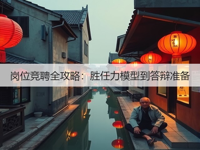 岗位竞聘全攻略:胜任力模型到答辩准备(图2) 岗位竞聘全攻略:胜任力模型到答辩准备(图2)