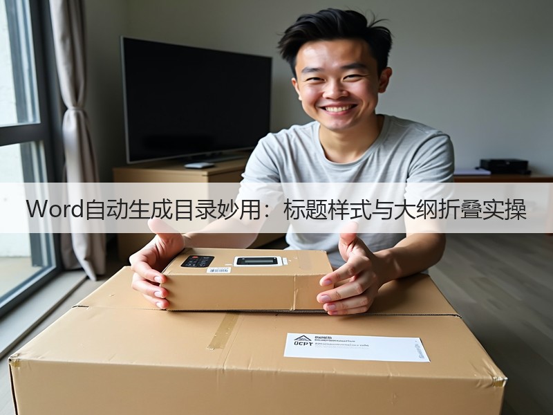 Word自动生成目录妙用：标题样式与大纲折叠实操(图3)
