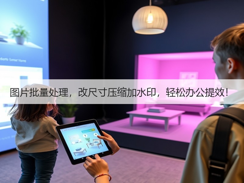 图片批量处理，改尺寸压缩加水印，轻松办公