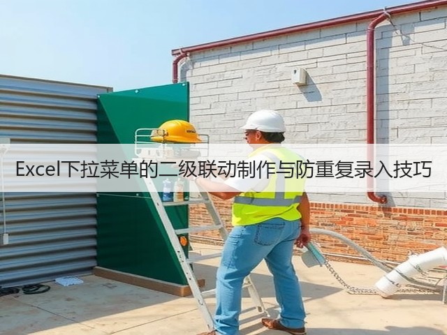Excel下拉菜单的二级联动制作与防重复录入技巧(图3) Excel下拉菜单的二级联动制作与防重复录入技巧(图3)