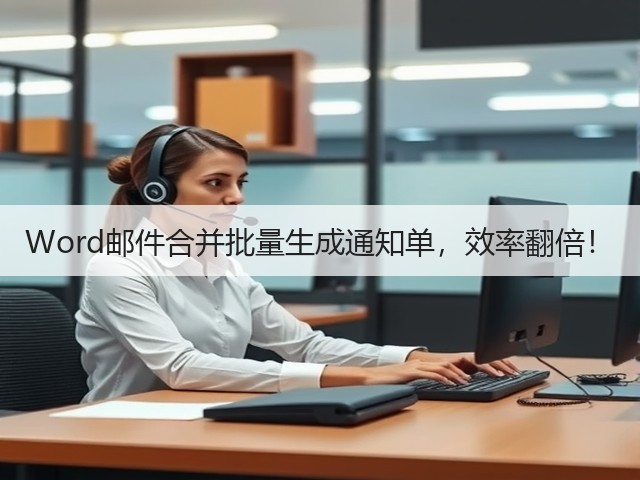 Word邮件合并批量生成通知单，效率翻倍！(图2)