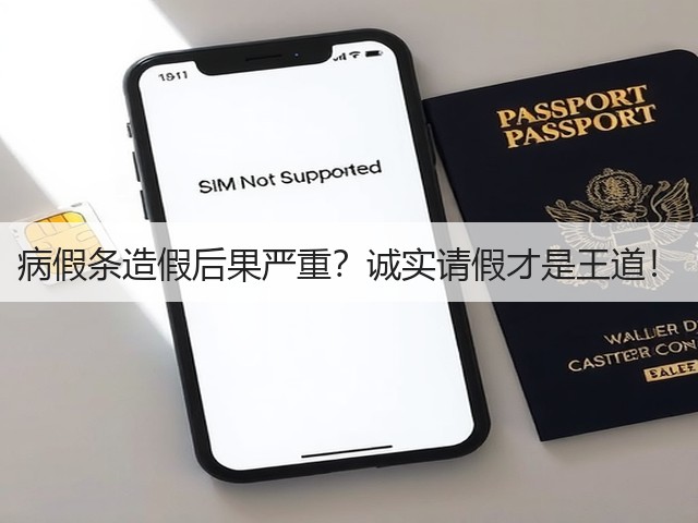 病假条造假后果严重？诚实请假才是王道！(图1)