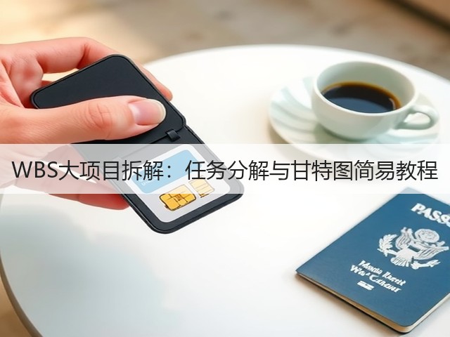 WBS大项目拆解：任务分解与甘特图简易教程(图1)