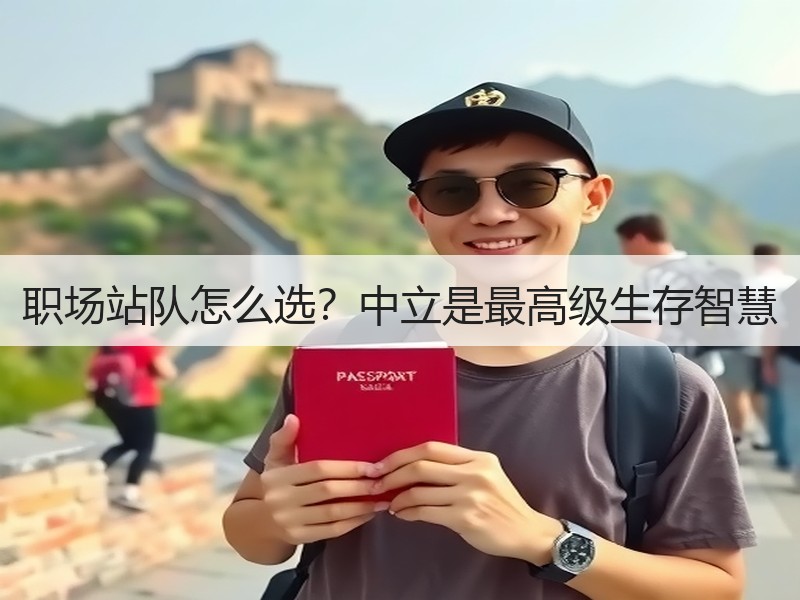 职场站队怎么选？中立是最高级生存智慧
