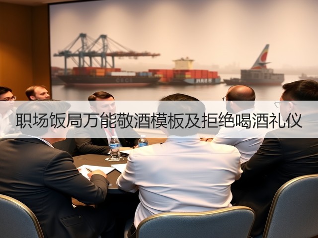 职场饭局万能敬酒模板及拒绝喝酒礼仪(图3)