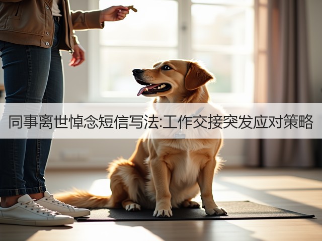 同事离世悼念短信写法:工作交接突发应对策略(图2)