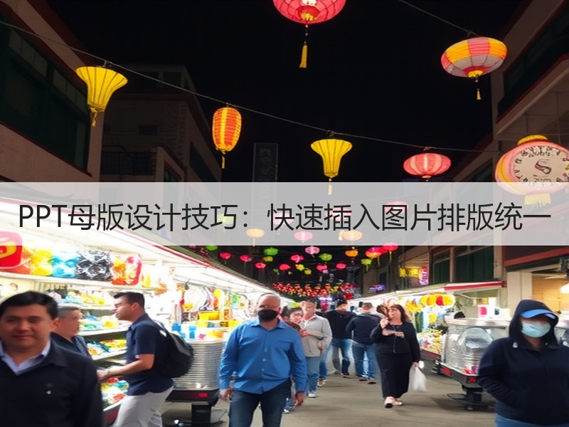 PPT母版设计技巧：快速插入图片排版统一