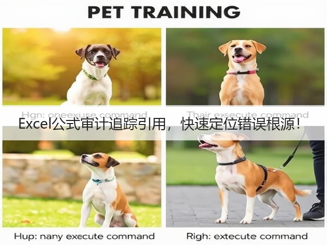 Excel公式审计追踪引用,快速定位错误根源!(图2) Excel公式审计追踪引用,快速定位错误根源!(图2)
