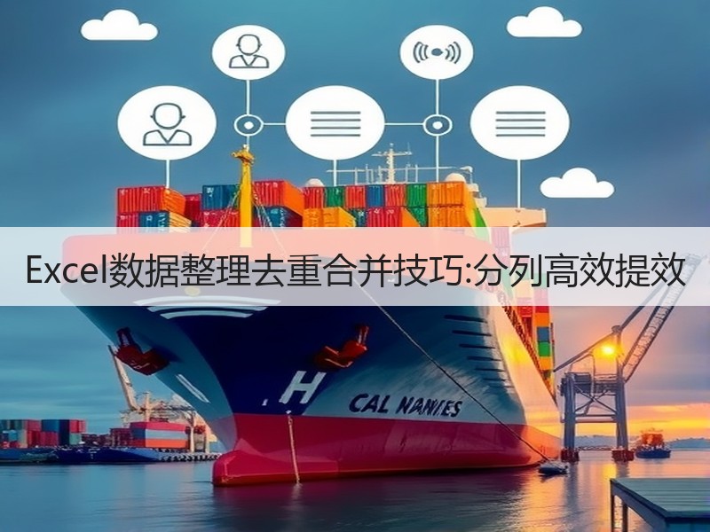 Excel数据整理去重合并技巧:分列高效