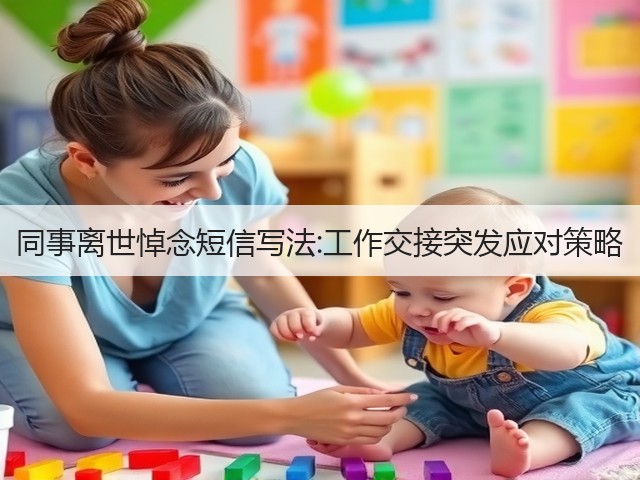 同事离世悼念短信写法:工作交接突发应对策略(图1)