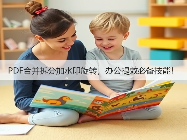PDF合并拆分加水印旋转，办公提效必备技能！(图2)