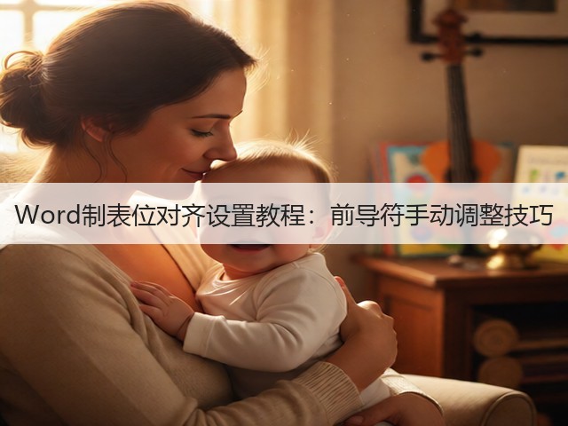 Word制表位对齐设置教程:前导符手动调整技巧(图3) Word制表位对齐设置教程:前导符手动调整技巧(图3)