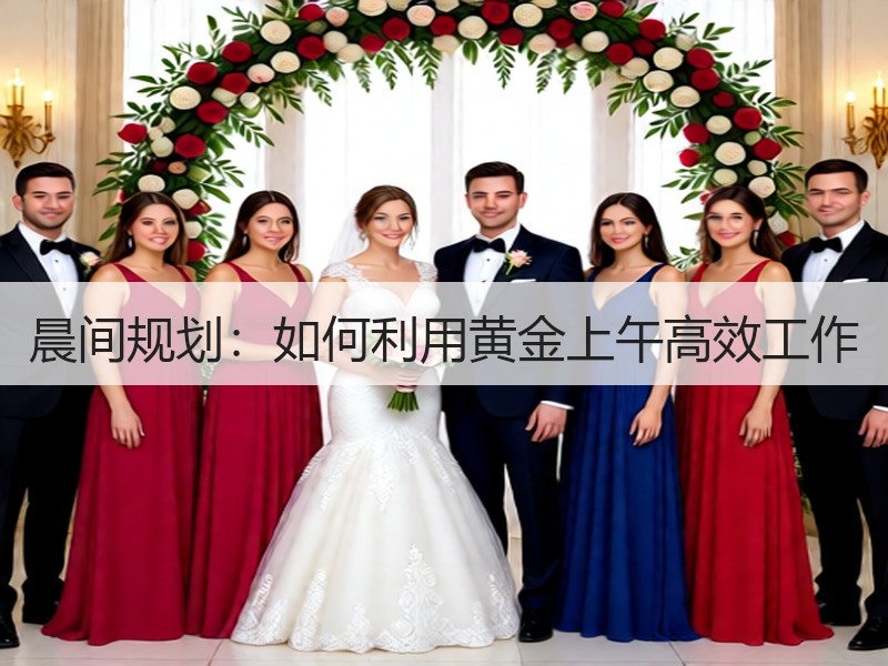 晨间规划：如何利用黄金上午高效工作
