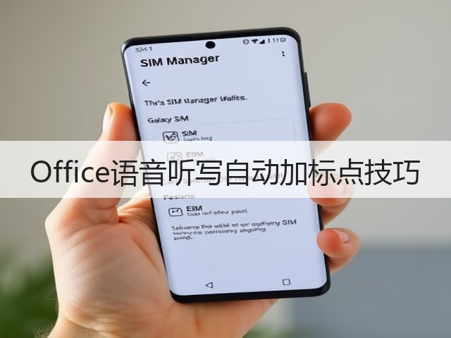 Office语音听写自动加标点技巧(图2)