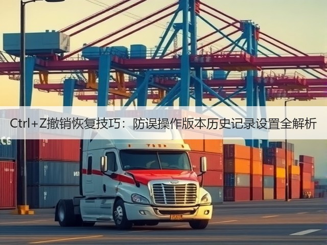 Ctrl+Z撤销恢复技巧：防误操作版本历史记录设置全解析(图3)