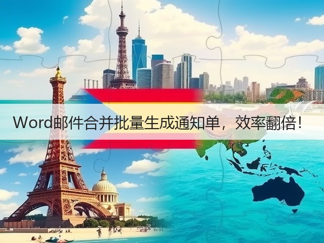 Word邮件合并批量生成通知单，效率翻倍！(图1)