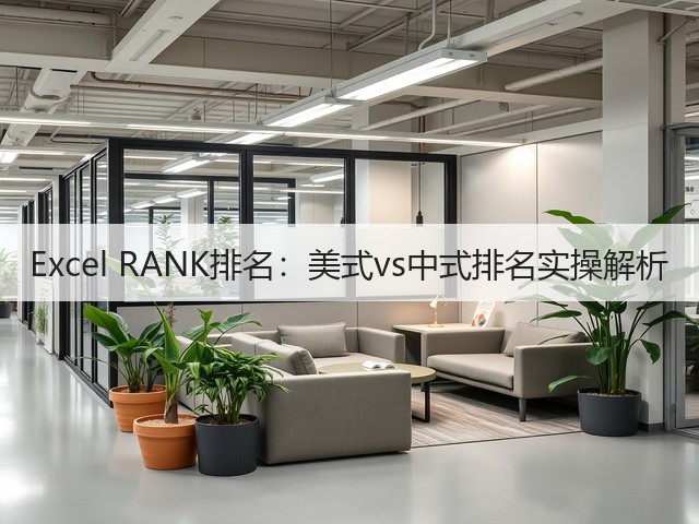 Excel RANK排名:美式vs中式排名实操解析(图2) Excel RANK排名:美式vs中式排名实操解析(图2)