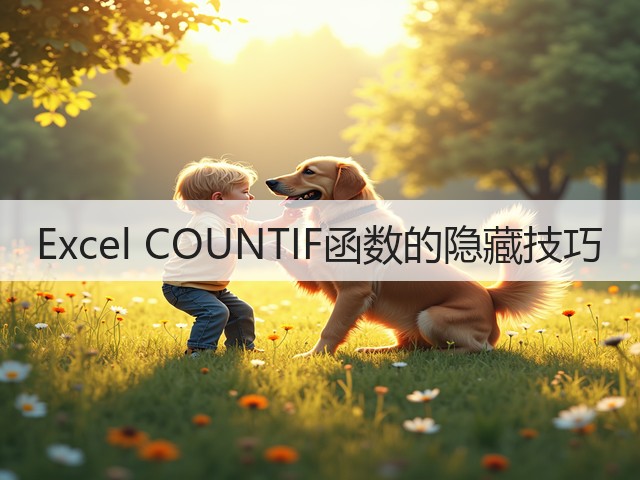 Excel COUNTIF函数的隐藏技巧(图3) Excel COUNTIF函数的隐藏技巧(图3)
