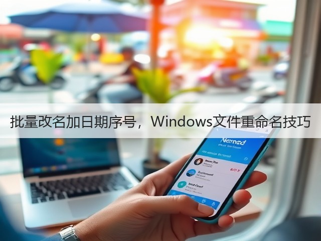 批量改名加日期序号，Windows文件重命名技巧(图3)