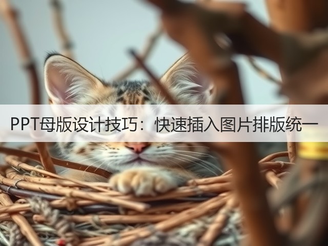 PPT母版设计技巧:快速插入图片排版统一(图1) PPT母版设计技巧:快速插入图片排版统一(图1)