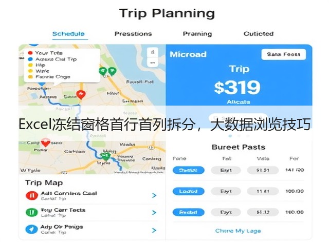 Excel冻结窗格首行首列拆分,大数据浏览技巧(图2) Excel冻结窗格首行首列拆分,大数据浏览技巧(图2)