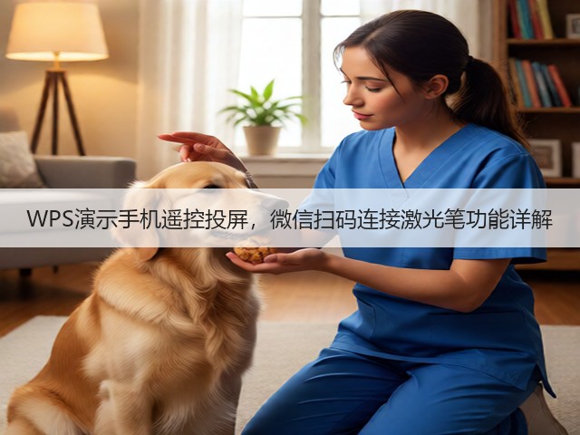 WPS演示手机遥控投屏,微信扫码连接激光笔功能详解(图3) WPS演示手机遥控投屏,微信扫码连接激光笔功能详解(图3)