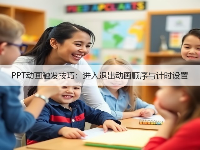 PPT动画触发技巧:进入退出动画顺序与计时设置(图1) PPT动画触发技巧:进入退出动画顺序与计时设置(图1)