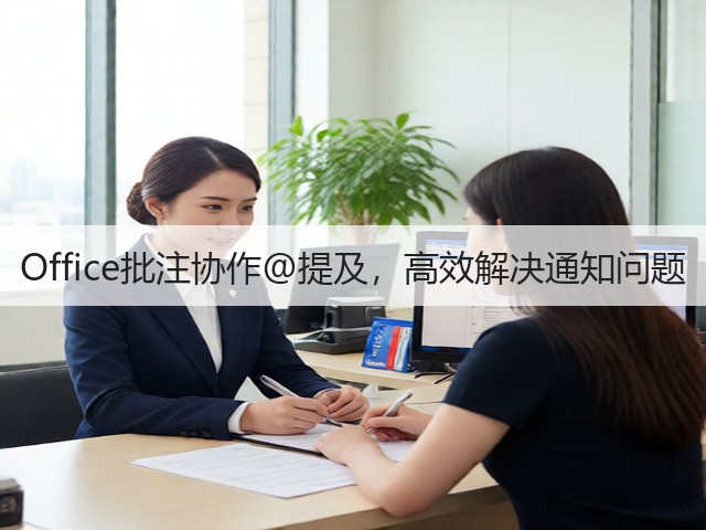 Office批注协作@提及,高效解决通知问题(图1) Office批注协作@提及,高效解决通知问题(图1)
