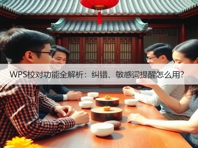 WPS校对功能全解析：纠错、敏感词提醒怎么用？(图3)