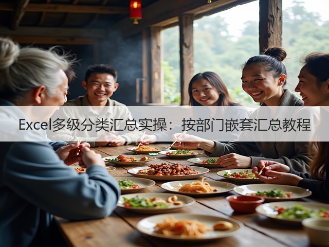 Excel多级分类汇总实操:按部门嵌套汇总教程(图2) Excel多级分类汇总实操:按部门嵌套汇总教程(图2)