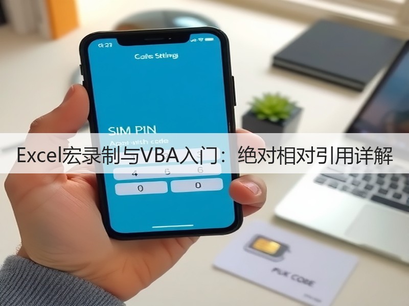Excel宏录制与VBA入门:绝对相对引用详解(图1) Excel宏录制与VBA入门:绝对相对引用详解(图1)
