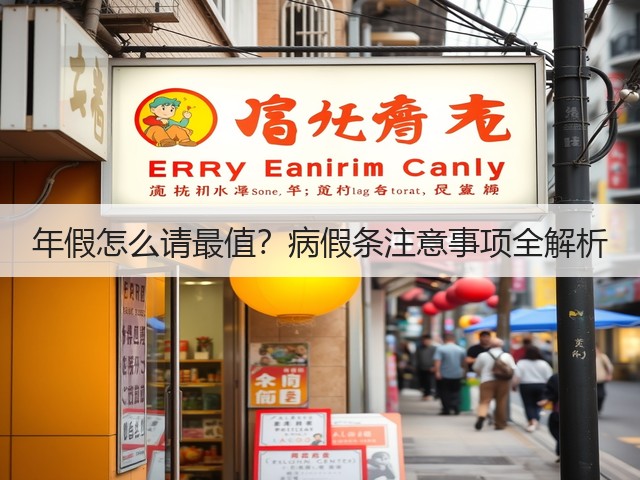 年假怎么请最值?病假条注意事项全解析(图3) 年假怎么请最值?病假条注意事项全解析(图3)