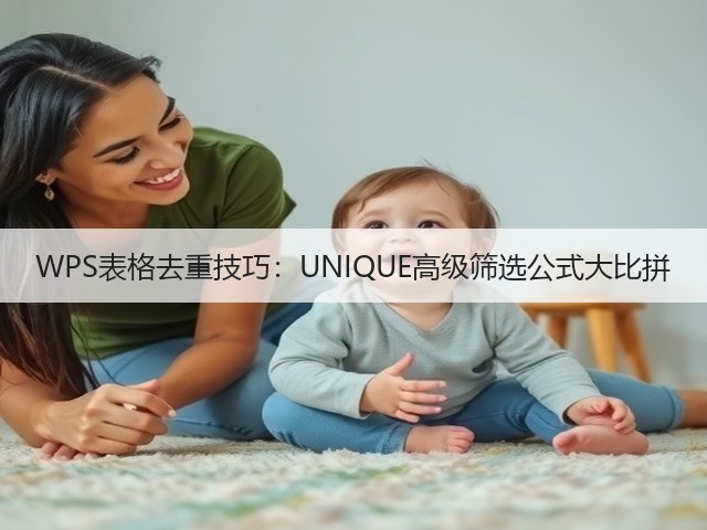 WPS表格去重技巧:UNIQUE高级筛选公式大比拼(图2) WPS表格去重技巧:UNIQUE高级筛选公式大比拼(图2)