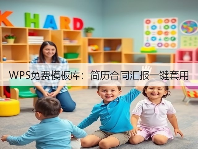 WPS免费模板库:简历合同汇报一键套用(图2) WPS免费模板库:简历合同汇报一键套用(图2)