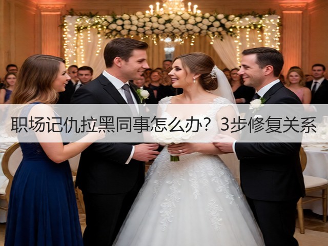 职场记仇拉黑同事怎么办？3步修复关系(图1)