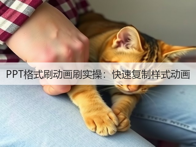PPT格式刷动画刷实操：快速复制样式动画(图1)