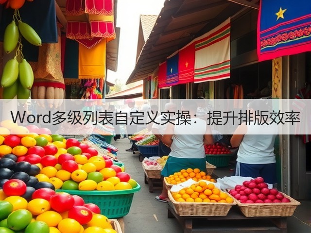 Word多级列表自定义实操：提升排版效率(图3)