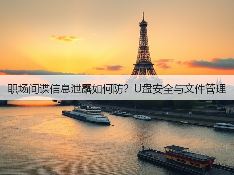 职场间谍信息泄露如何防？U盘安全与文件管