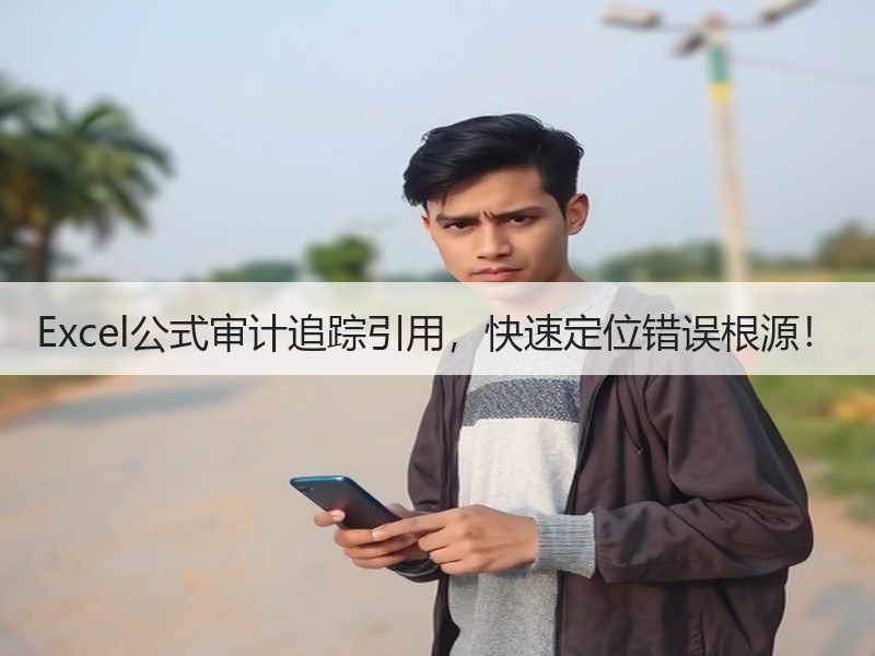 Excel公式审计追踪引用，快速定位错误