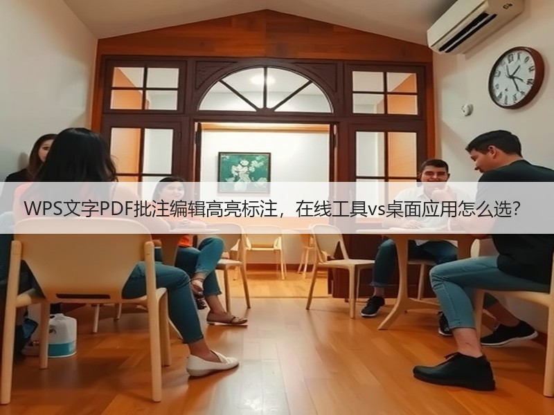 WPS文字PDF批注编辑高亮标注，在线工