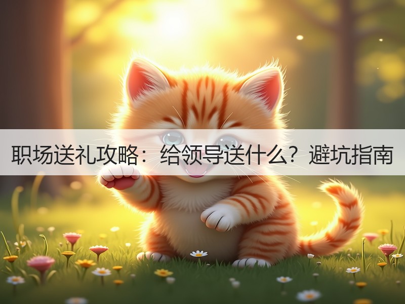 职场送礼攻略：给领导送什么？避坑指南