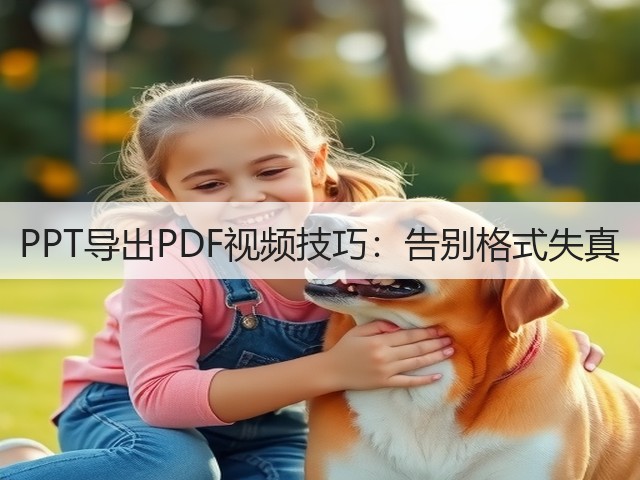 PPT导出PDF视频技巧:告别格式失真(图1) PPT导出PDF视频技巧:告别格式失真(图1)