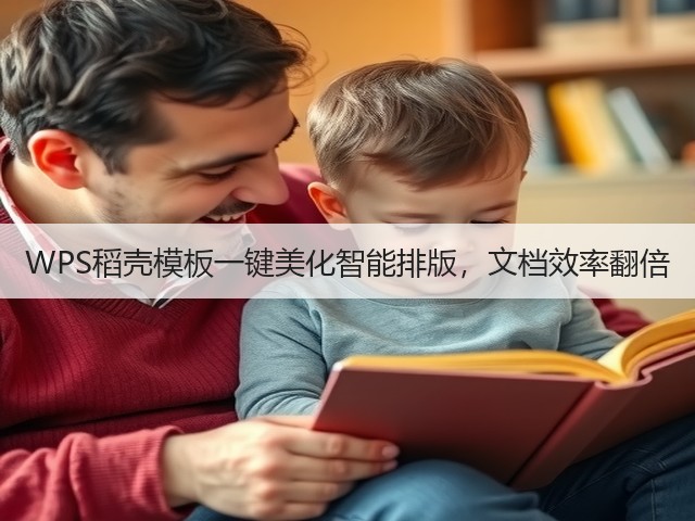 WPS稻壳模板一键美化智能排版，文档效率翻倍(图2)