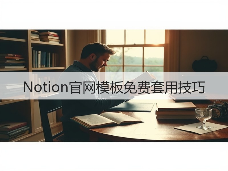 Notion官网模板免费套用技巧