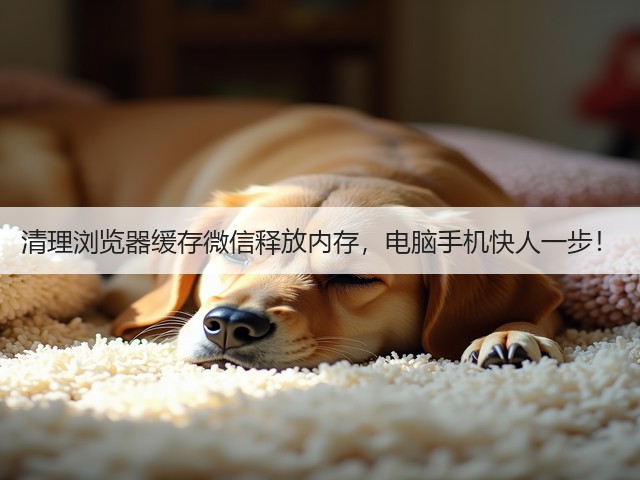 清理浏览器缓存微信释放内存，电脑手机快人一步！(图1)